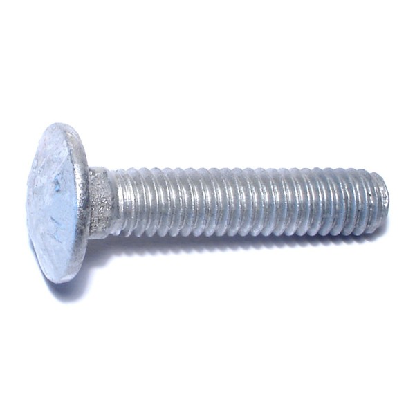 Midwest Fastener 5/16"-18 x 1-1/2" Hot Dip Galvanized Grade 2 / A307 Steel Coarse Thread Carriage Bolts 100PK 05489